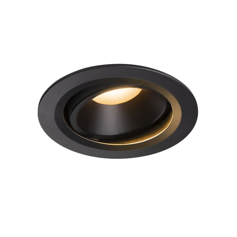 NUMINOS, encastré de plafond intérieur, 20°, noir, LED, 2700K, orientable