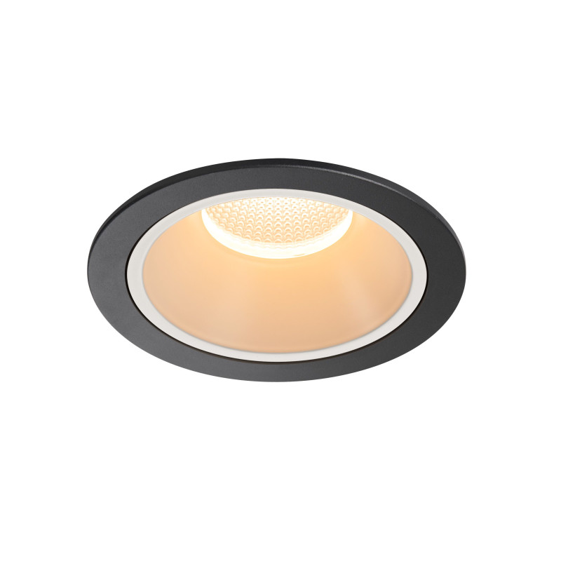 NUMINOS, encastré de plafond intérieur, 20°, noir/blanc, LED, 2700K