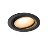 NUMINOS, encastré de plafond intérieur, 20°, noir/blanc, LED, 2700K, orientable