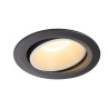 NUMINOS, encastré de plafond intérieur, 20°, noir/blanc, LED, 3000K, orientable