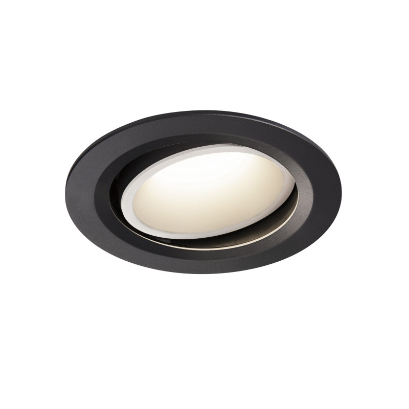 NUMINOS, encastré de plafond intérieur, 20°, noir/blanc, LED, 4000K, orientable