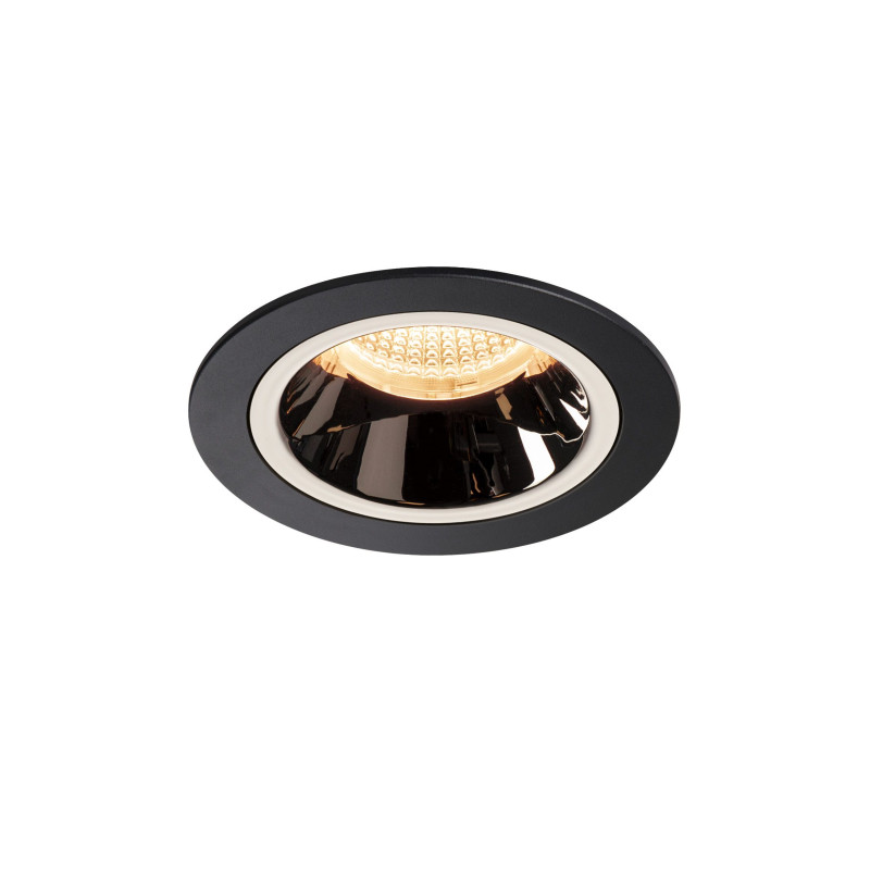 NUMINOS, encastré de plafond intérieur, 20°, noir/chrome, LED, 2700K