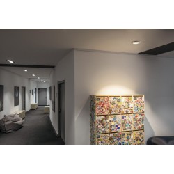 NUMINOS, encastré de plafond intérieur, 40°, blanc/chrome, LED, 3000K, orientable