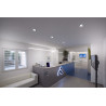NUMINOS, encastré de plafond intérieur, 40°, blanc/chrome, LED, 3000K, orientable