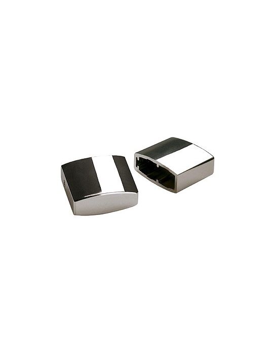 Easytec ii, chrome/noir, embouts 2 pces, chrome