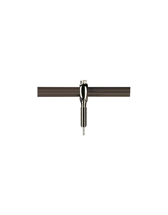 Easytec ii, chrome/noir, adaptateur pour suspension 230v, chrome