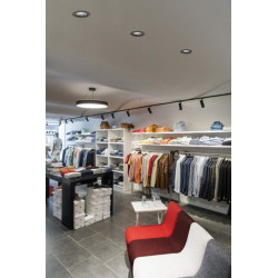 NUMINOS, encastré de plafond intérieur, 40°, noir, LED, 3000K, orientable