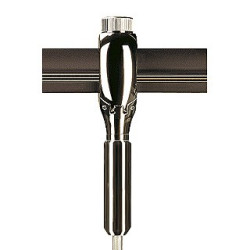 Easytec ii, chrome/noir, adaptateur pour suspension 230v, chrome