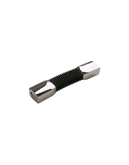 Easytec ii, chrome/noir, connecteur flexible chrome