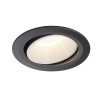 NUMINOS, encastré de plafond intérieur, 40°, noir/blanc, LED, 4000K, orientable