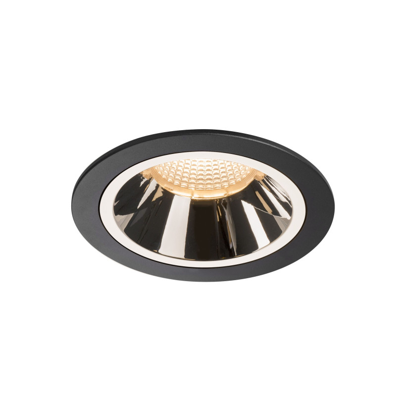 NUMINOS, encastré de plafond intérieur, 40°, noir/chrome, LED, 2700K
