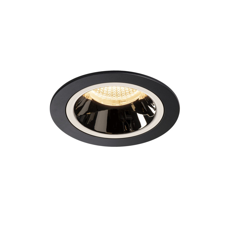 NUMINOS, encastré de plafond intérieur, 40°, noir/chrome, LED, 3000K