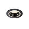 NUMINOS, encastré de plafond intérieur, 40°, noir/chrome, LED, 4000K