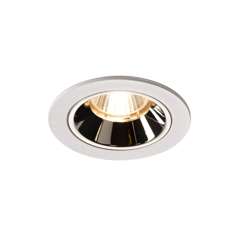 NUMINOS, encastré de plafond intérieur, 55°, blanc/chrome, LED, 2700K