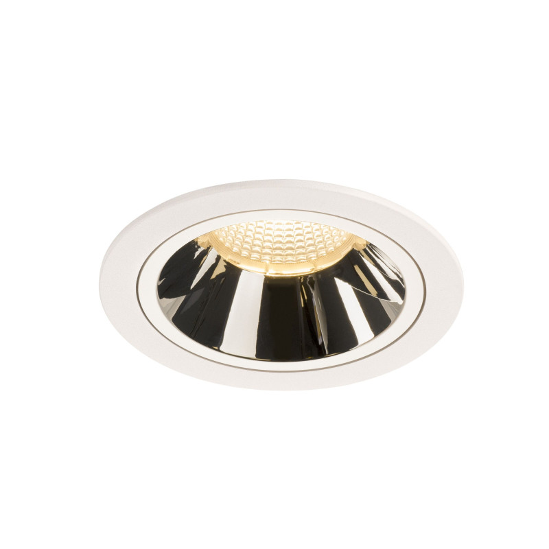 NUMINOS, encastré de plafond intérieur, 55°, blanc/chrome, LED, 3000K