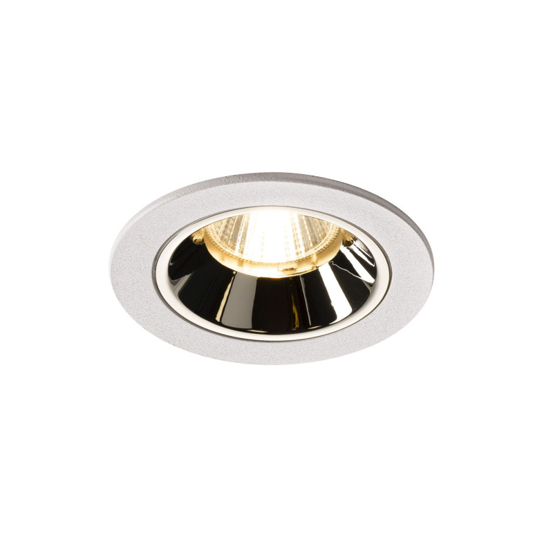 NUMINOS, encastré de plafond intérieur, 55°, blanc/chrome, LED, 3000K
