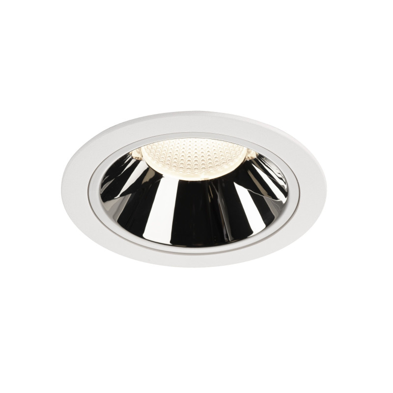NUMINOS, encastré de plafond intérieur, 55°, blanc/chrome, LED, 4000K