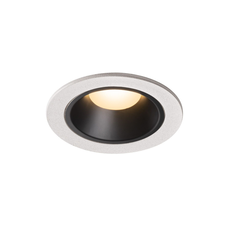 NUMINOS, encastré de plafond intérieur, 55°, blanc/noir, LED, 3000K