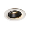 NUMINOS, encastré de plafond intérieur, 55°, blanc/noir, LED, 3000K, orientable