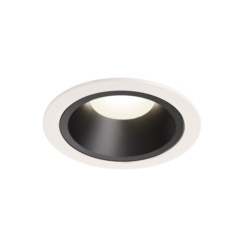 NUMINOS, encastré de plafond intérieur, 55°, blanc/noir, LED, 4000K