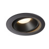 NUMINOS, encastré de plafond intérieur, 55°, noir, LED, 3000K, orientable