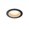 NUMINOS, encastré de plafond intérieur, 55°, noir/blanc, LED, 2700K