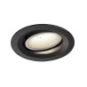 NUMINOS, encastré de plafond intérieur, 55°, noir/blanc, LED, 4000K, orientable