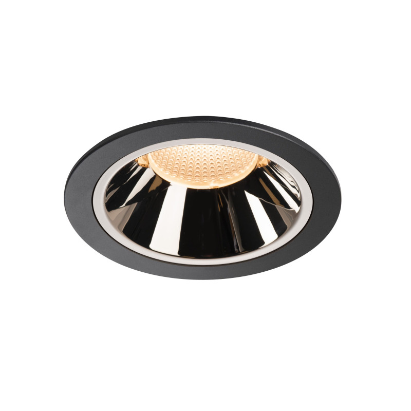 NUMINOS, encastré de plafond intérieur, 55°, noir/chrome, LED, 2700K