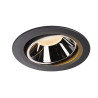 NUMINOS, encastré de plafond intérieur, 55°, noir/chrome, LED, 2700K, orientable