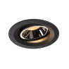 NUMINOS, encastré de plafond intérieur, 55°, noir/chrome, LED, 2700K, orientable