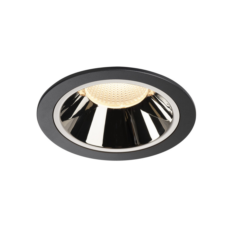 NUMINOS, encastré de plafond intérieur, 55°, noir/chrome, LED, 3000K