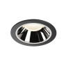 NUMINOS, encastré de plafond intérieur, 55°, noir/chrome, LED, 4000K