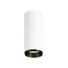 NUMINOS, plafonnier intérieur, 24°, blanc/noir, LED, 10,42W, 2700K, variable Triac