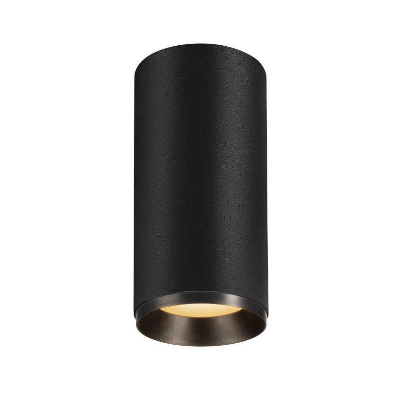 NUMINOS, plafonnier intérieur, 24°, noir, LED, 28W, 2700K, variable Dali