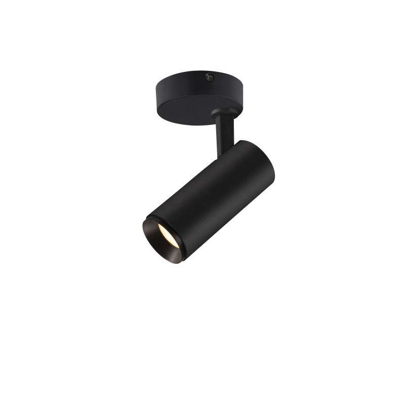NUMINOS, plafonnier intérieur, 36°, noir, LED, 10,42W, 3000K, variable Triac