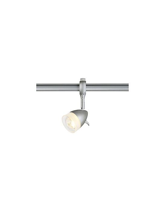 Easytec ii, gris argent, kano spot gu10 verre blanc