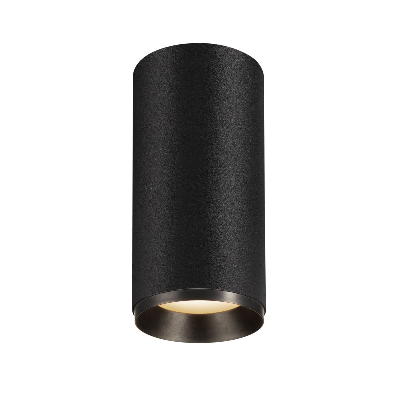 NUMINOS, plafonnier intérieur, 36°, noir, LED, 28W, 3000K, variable Dali