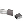 Easytec ii, gris argent, embouts gris argent 2 pieces