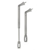Easytec ii, gris argent, suspension reglable pour plafond rampant