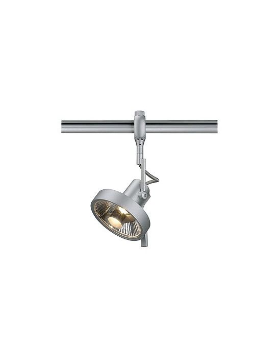 Easytec ii, gris argent, spot yoki es111 avec anneau deco, gris argent