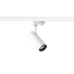 NUMINOS, spot pour rail 3 allumages, intérieur, 24°, blanc/noir, LED, 10,42W, 2700K, variable Triac