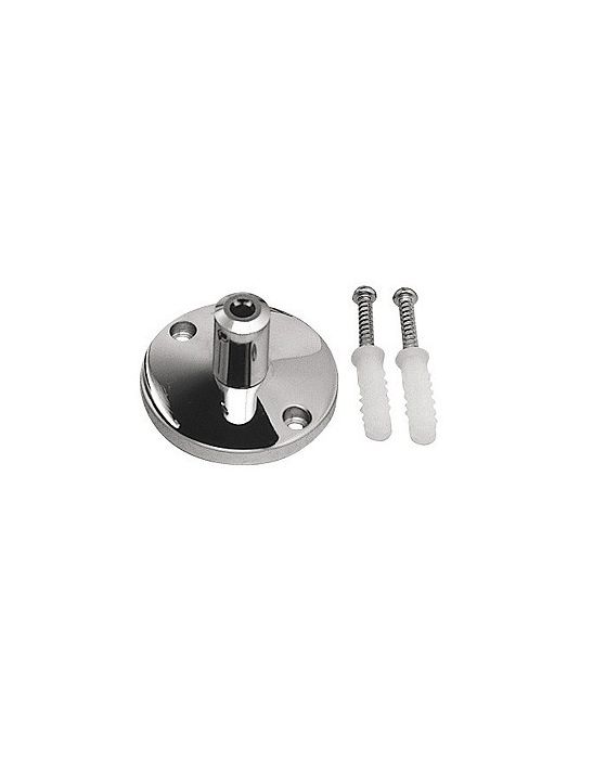 Cable tendu t.b.t., supports muraux courts chrome, 3cm, 2 pieces