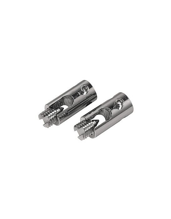 Cable tendu t.b.t., alimentation, 2 pieces, chrome