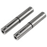 Cable tendu t.b.t., connecteurs isoles, chrome, 2 pieces