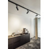 NUMINOS, spot pour rail 3 allumages, intérieur, 24°, noir, LED, 10,42W, 3000K, variable Triac