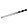 Mini alu track rail, 1 m, chrome