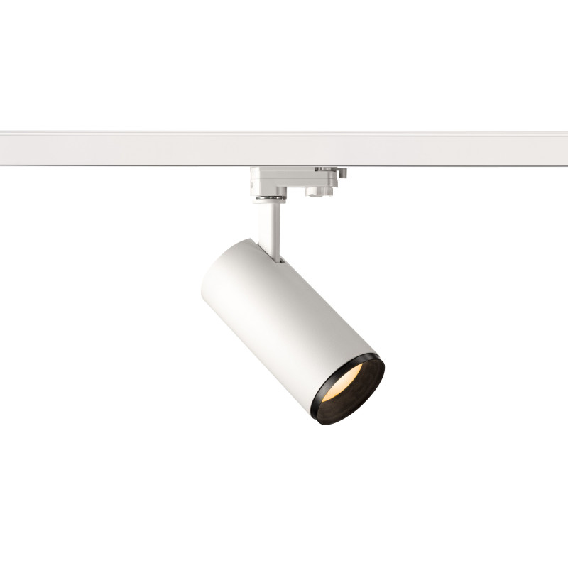 NUMINOS, spot pour rail 3 allumages, intérieur, 36°, blanc/noir, LED, 20,1W, 2700K, variable Triac