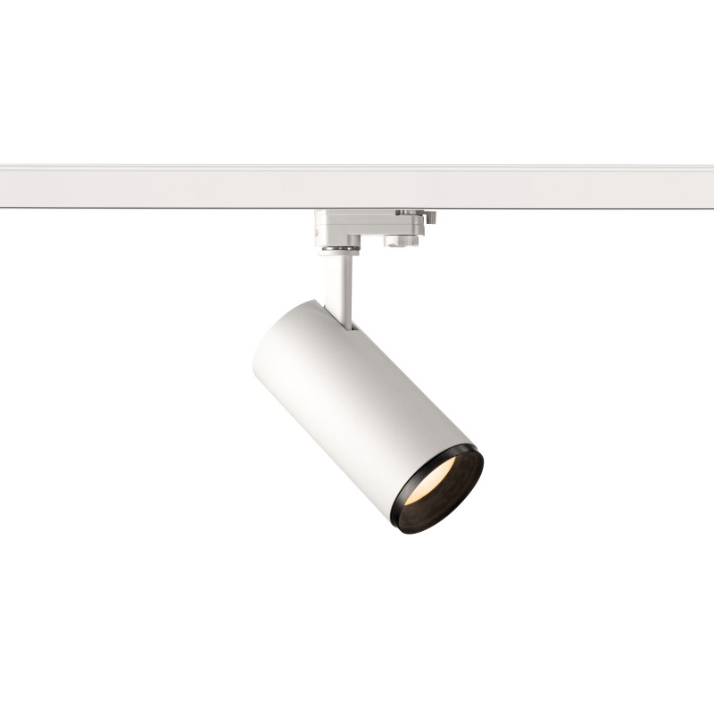 NUMINOS, spot pour rail 3 allumages, intérieur, 36°, blanc/noir, LED, 20,1W, 3000K, variable Triac