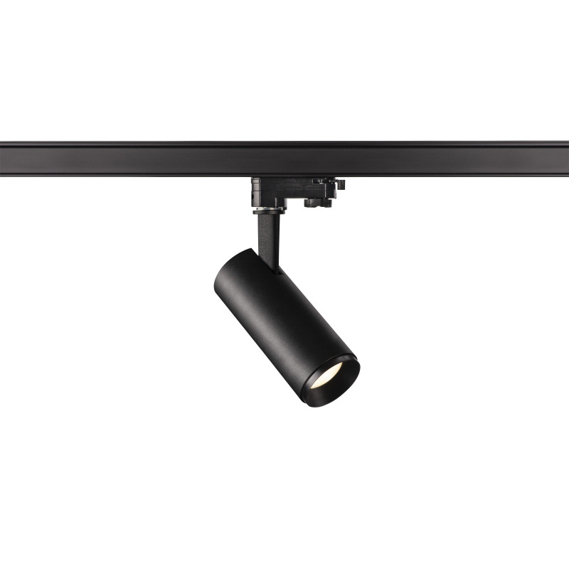 NUMINOS, spot pour rail 3 allumages, intérieur, 36°, noir, LED, 10,42W, 4000K, variable Triac