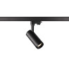 NUMINOS, spot pour rail 3 allumages, intérieur, 45°, noir, LED, 10,42W, 3000K, variable Triac